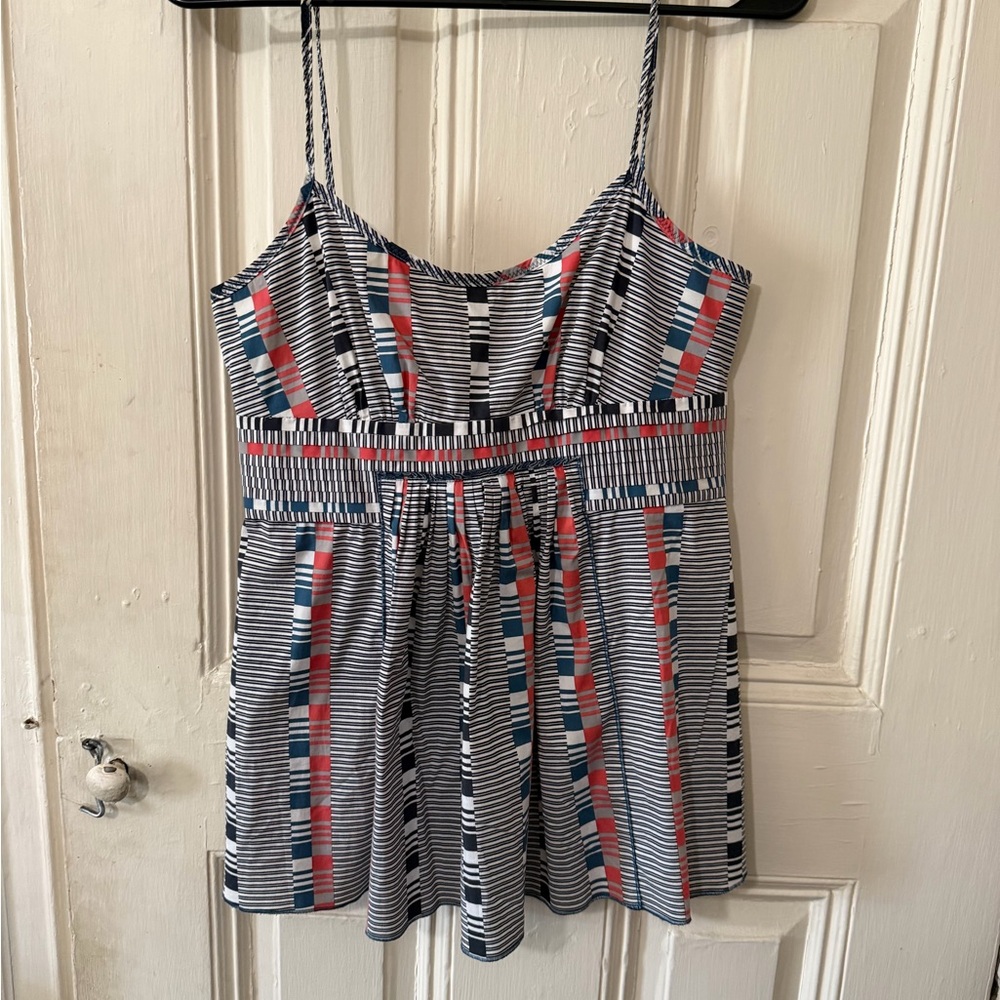 BCBGMaxAzria Striped Tank